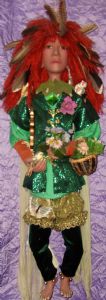 GREEN MAN(Art Doll)