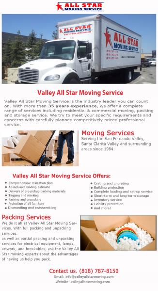 Santa Clarita CA Moving Services